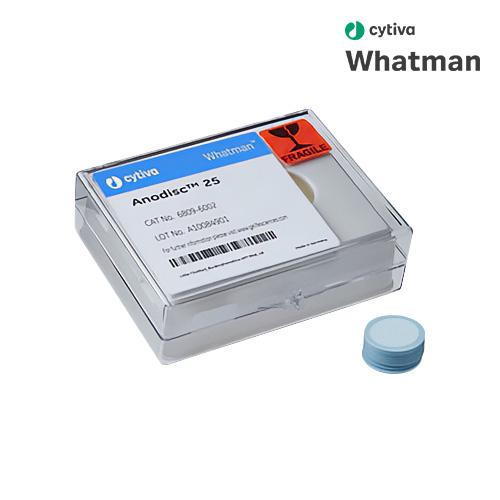 CYTIVA Whatman 6809-6002 Anodisc 멤브레인 필터(Membrane Filter), 25mm 0.02μm, 서포트 링 포함, Anopore inorganic