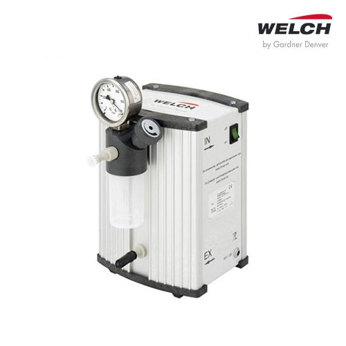 Welch Vacuum MPC090E Full PTFE Diaphragm Pump, 16.7L/min, 75torr